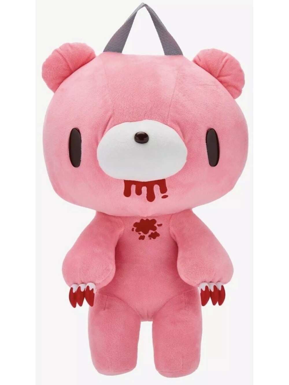AUTHENTIC Bioworld Gloomy Bear Pink Plush Backpack 17" NEW Sealed